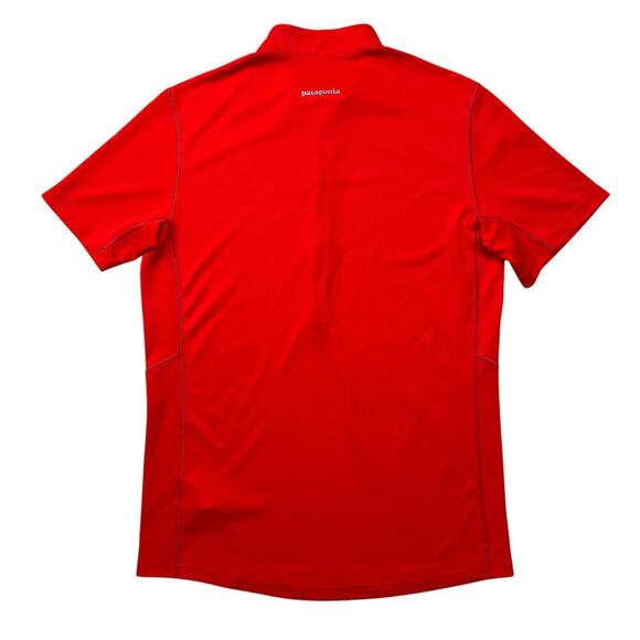 Patagonia Men’s Red 1/2 Zip Henley Outdoor Cycling Jersey Lightweight Shirt -‎ M - Picture 4 of 9